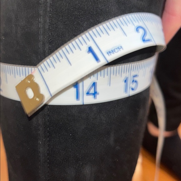 Sergio Rossi Black Suede High Boots Size 6 - Picture 8 of 8